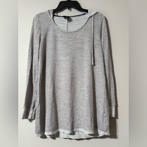 Oh Baby by Motherhood Maternity Speckled Hoodie - Size M